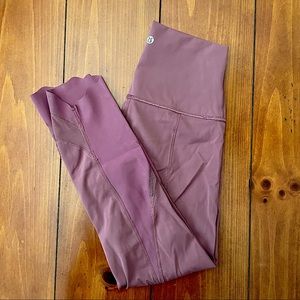 LuluLemon Women’s Wunder Under Scalloped Hem High Rise Crop 23’’